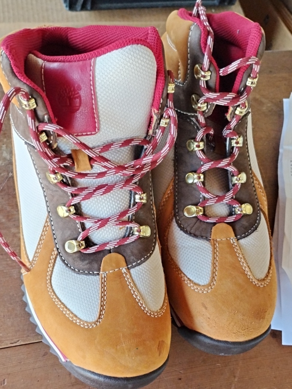 Men's Brown Leather Boots Size 6.5